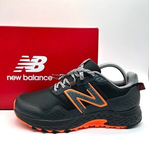 New Balance 410v8 Shoes Women 9.5 4E Black Red Extra Wide Trail Running Sneakers